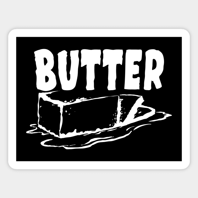 Butter (White) Magnet by Rolling Blue